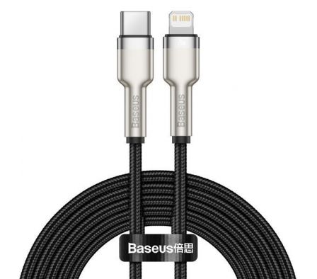 BASEUS CABLE CATLJK-B01 TYPE-C TO IP PD 20W 2M BK