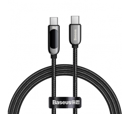 BASEUS CABLE CATSK-B01 CARGA RAP T-C 100W 1M BK