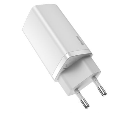 BASEUS CARGADOR BIVOLT 65W C+U BLANCO