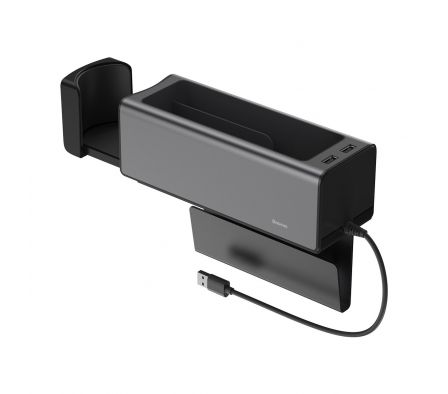 BASEUS CONSOLA CRCWH-A01 ORGANIZA C/USB BK