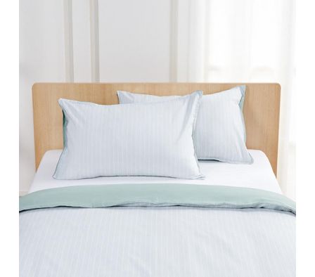 MH CAPA P/ALMOHADA CV035286R9 VERDE C/LISTRA