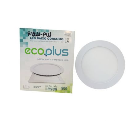 ECOPLUS LED REDONDO 12W 6500K (-5)